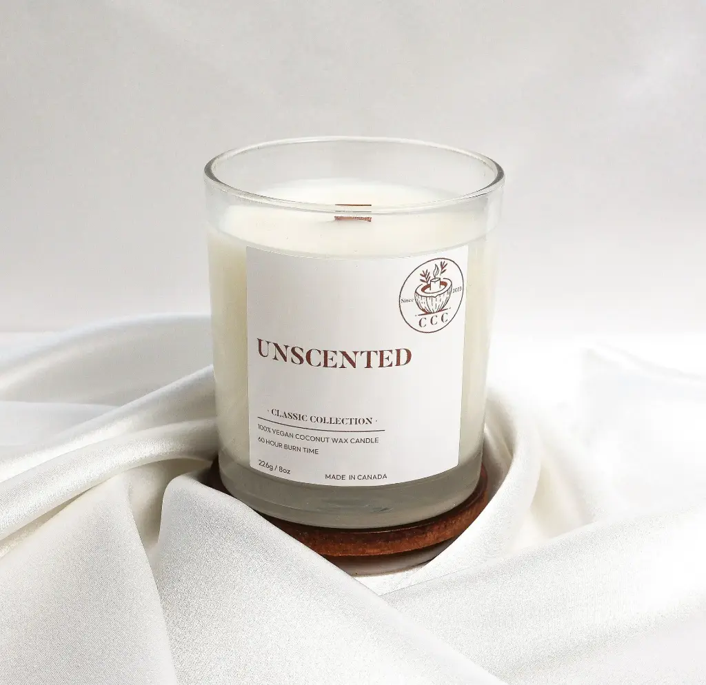 Unscented 8oz Candle