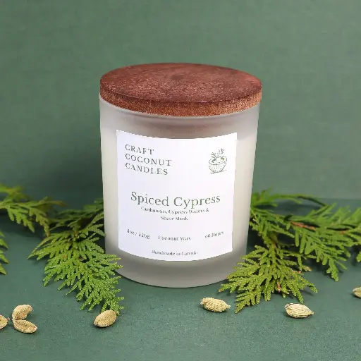 Spiced Cypress 8oz Candle
