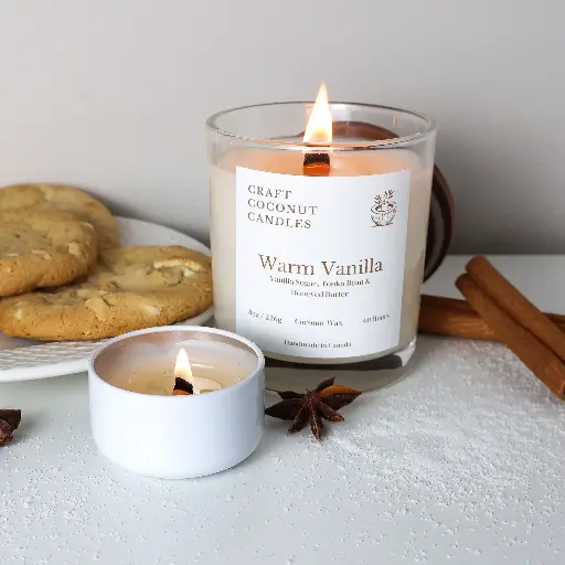 Warm Vanilla 8oz Candle